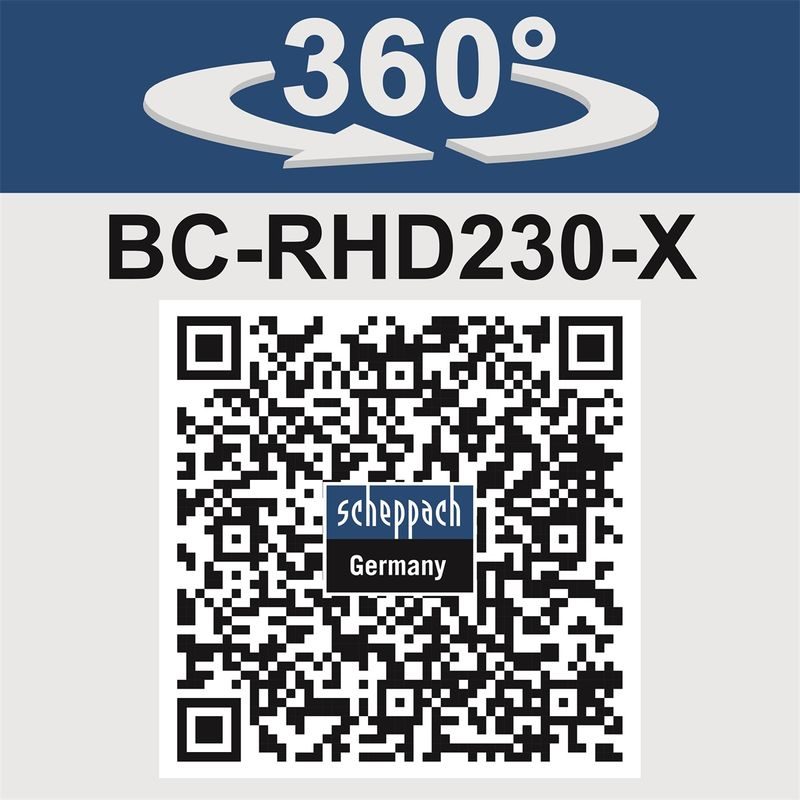 SCHEPPACH BC-RHD230-X AKU 20 V IXES VRTACÍ/SEKACÍ KLADIVO (BEZ BATERIE A NABÍJEČKY) - AKU VRTACÍ, SEKACÍ A KOMBINOVANÁ KLADIVA - AKU NÁŘADÍ