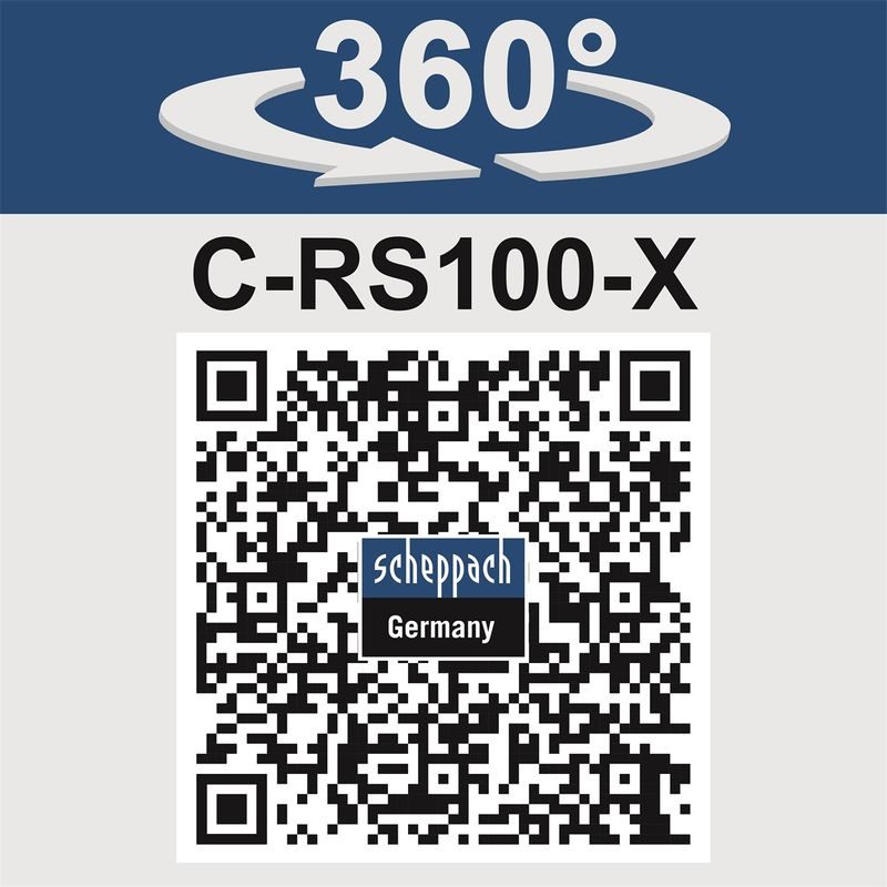 SCHEPPACH C-RS100-X AKU 20 V IXES OCASOVÁ PILA (BEZ BATERIE A NABÍJEČKY) - AKU PILY OCASKY - AKU NÁŘADÍ