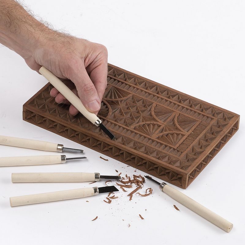 KREATOR KRTH23602 MINI DLÁTA NA DŘEVO SADA 12KS - DLÁTA - RUČNÍ NÁŘADÍ