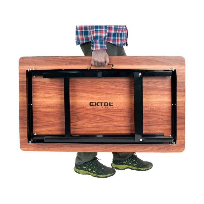 EXTOL CRAFT STŮL PRACOVNÍ SKLÁDACÍ, 100X60X80CM(D/Š/V), NOSNOST AŽ 100KG, 956075 - PRACOVNÍ STOLY - DÍLNA A GARÁŽ