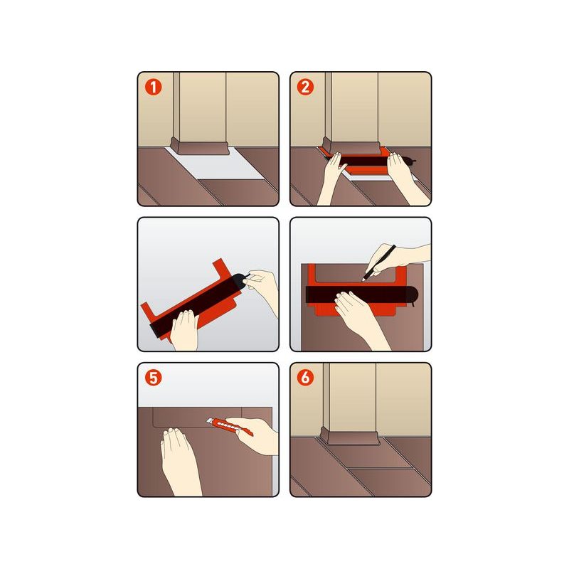 EXTOL PREMIUM ŠABLONA OBRYSOVÁ UZAMYKACÍ, 256MM,S MAGNETY, 8825120 - MĚŘÍCÍ TECHNIKA