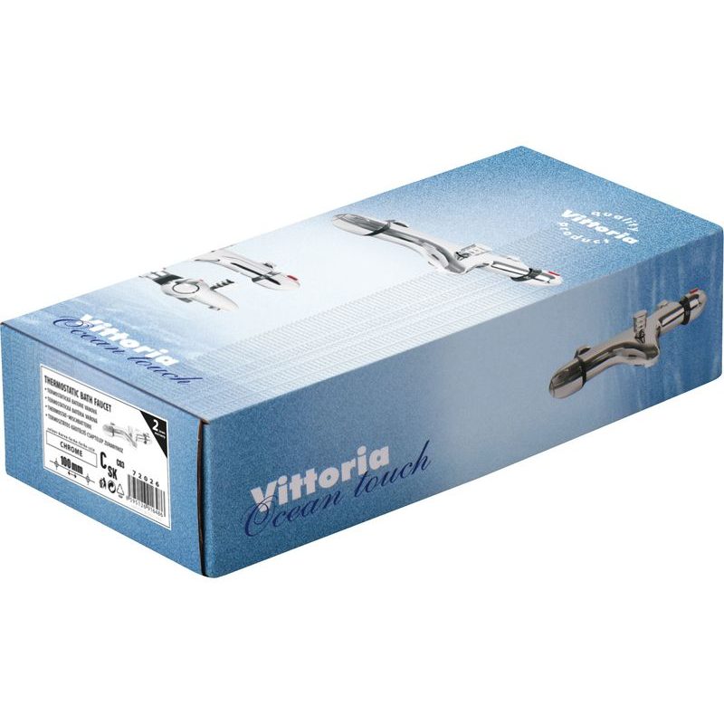 VITTORIA BATERIE TERMOSTATICKÁ VANOVÁ, 100MM, 72026 - VANOVÉ BATERIE - SANITA