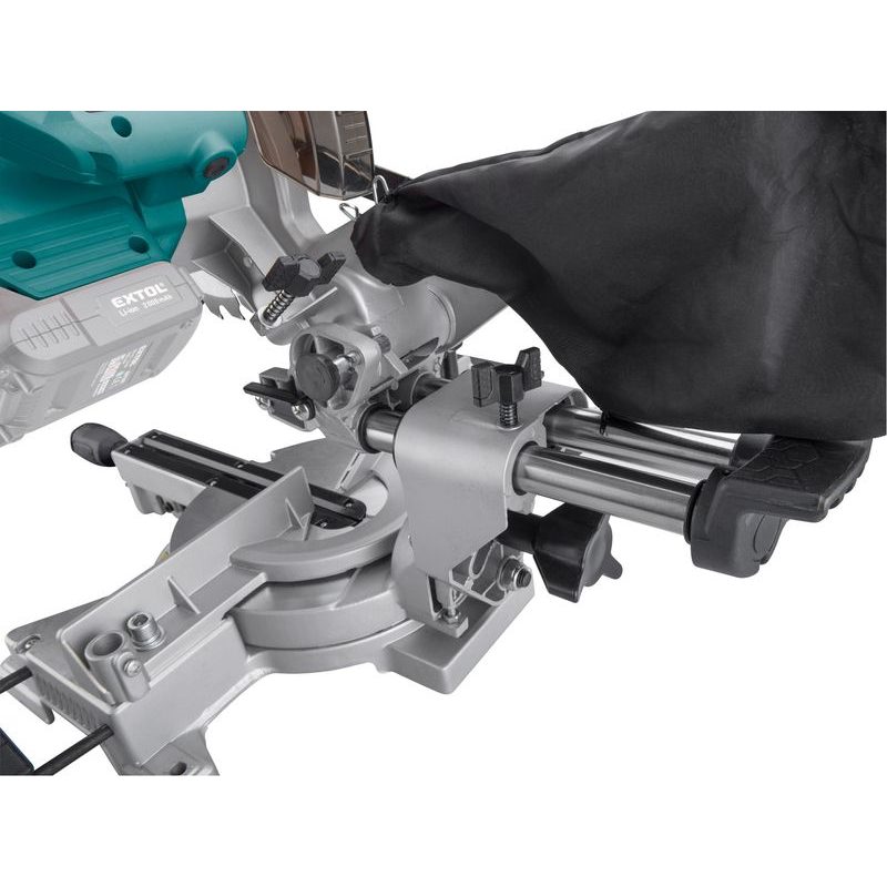 EXTOL INDUSTRIAL PILA POKOSOVÁ 185MM AKU S LASEREM SHARE20V, BRUSHLESS, 20V LI-ION, BEZ BATERIE A NABÍJEČKY, 8791827 - AKU POKOSOVÉ PILY (KAPOVACÍ) - AKU NÁŘADÍ