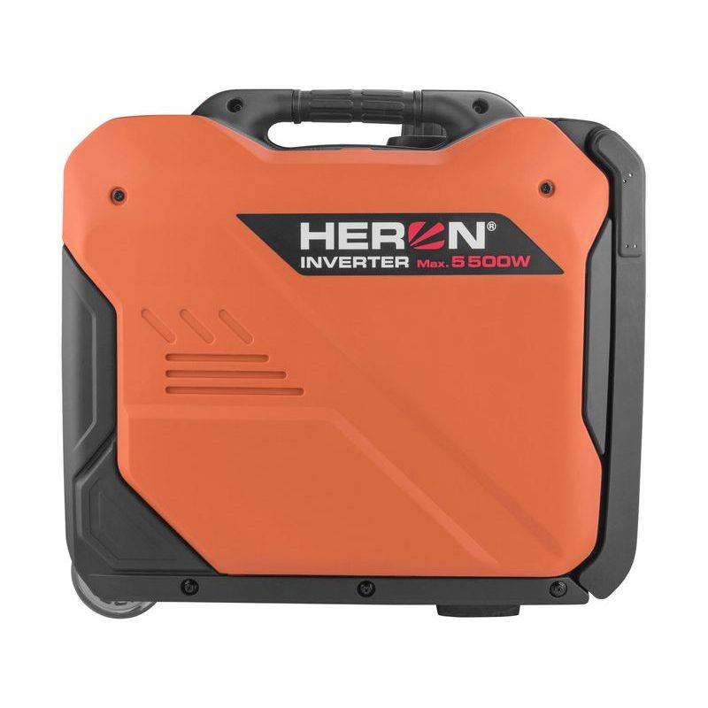HERON ELEKTROCENTRÁLA DIGITÁLNÍ INVERTOROVÁ, 5,5KW, ELEKTRICKÝ START, DÁLKOVÉ OVLÁDÁNÍ, ATS-READY, PODVOZEK, 8896227 - DIGITÁLNÍ ELEKTROCENTRÁLY - ELEKTROCENTRÁLY