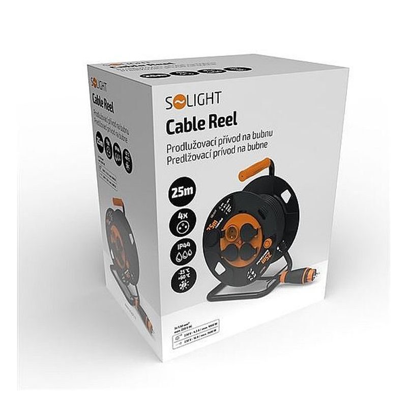 BUBEN VENKOVNÍ IP44 4Z, 25M - PRODLUŽOVACÍ KABELY - PŘÍSLUŠENSTVÍ