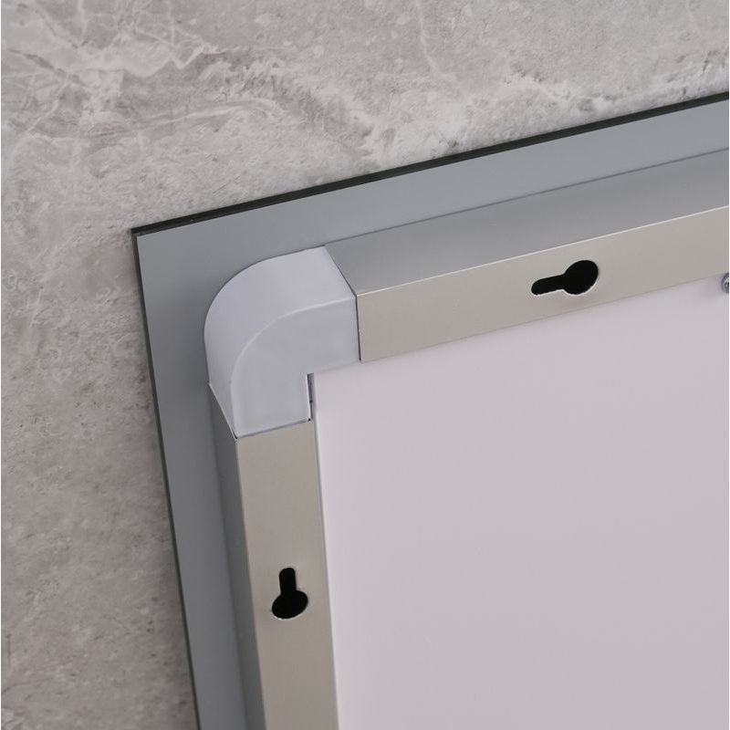 KOUPELNOVÉ ZRCADLO S LED OSVĚTLENÍM, PROTIZAMLŽOVACÍ FUNKCÍ A REGULACÍ JASU, MR07-50×80 HARD | MR07-50×80 HARD PROCRAFT - ZRCADLA - SANITA