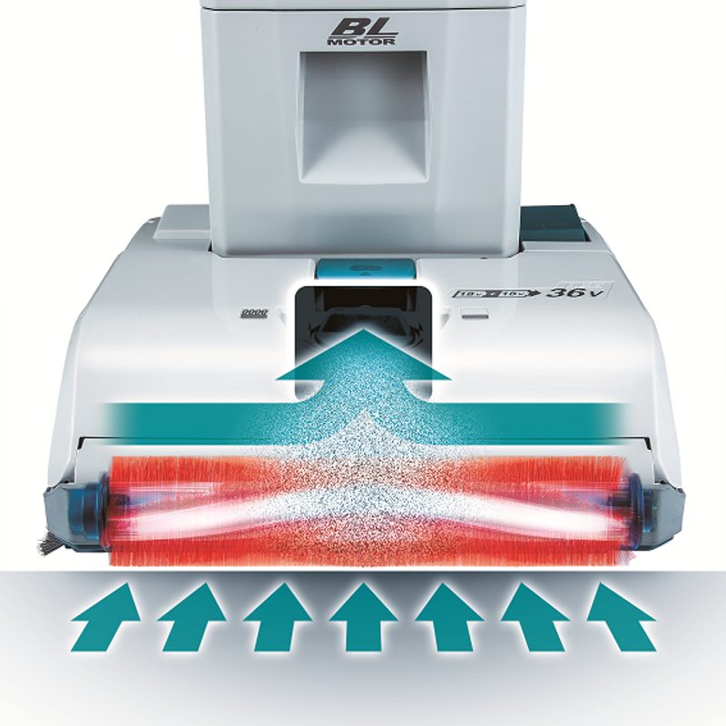 MAKITA DVC560Z - AKU-VYSAVAČ TYČOVÝ LI-ION LXT 2X18V,BEZ AKU Z - AKU VYSAVAČE, FUKARY - AKU NÁŘADÍ