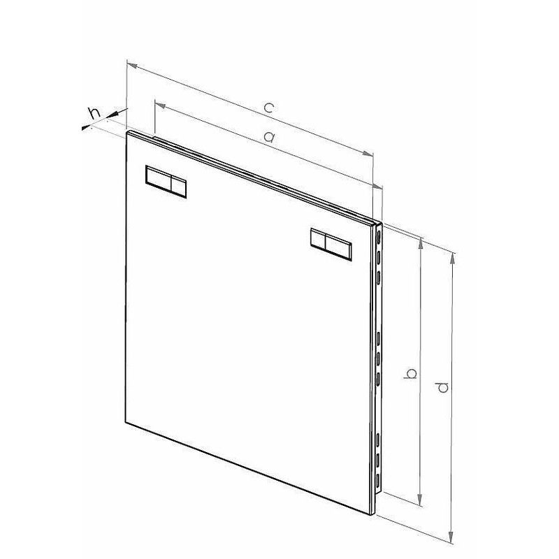 NEREZOVÁ REVIZNÍ DVÍŘKA 500X500 - REVIZNÍ A VANOVÁ DVÍŘKA - DŮM A DOMÁCNOST, ELEKTRO..