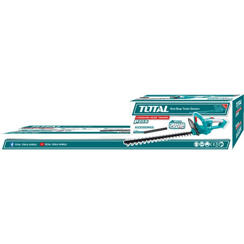 TOTAL NŮŽKY NA ŽIVÉ PLOTY AKU, 20V LI-ION, 2000MAH, BEZ BATERIE A NABÍJEČKY, THTLI20018 - ZNAČKA TOTAL - ELEKTRICKÉ NÁŘADÍ