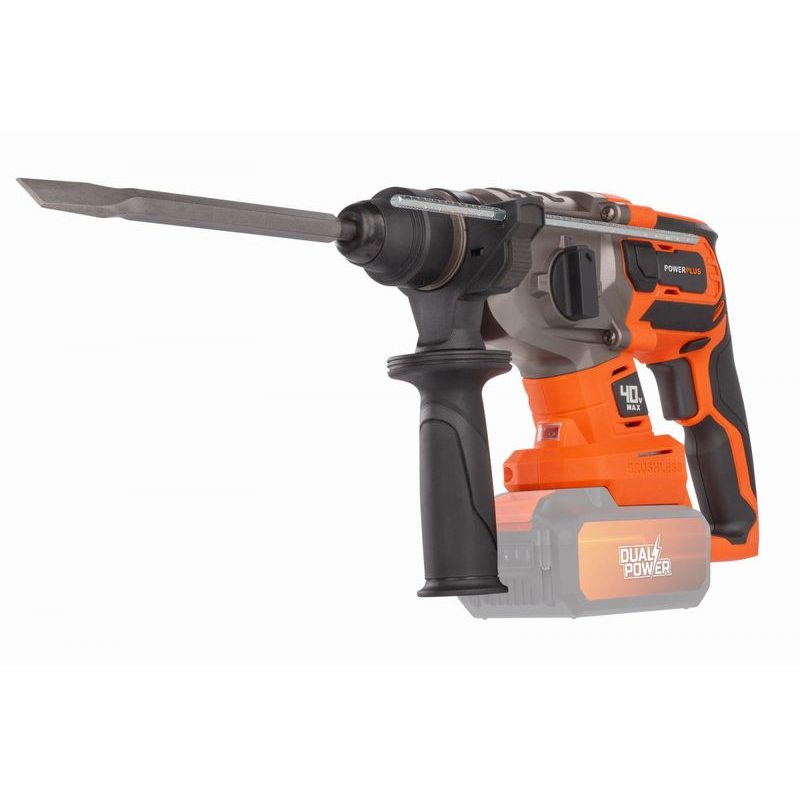 POWERPLUS POWDP15680 AKU KOMBINOVANÉ KLADIVO 40V BEZUHLÍKOVÉ (BEZ AKU) - AKU VRTACÍ, SEKACÍ A KOMBINOVANÁ KLADIVA - AKU NÁŘADÍ