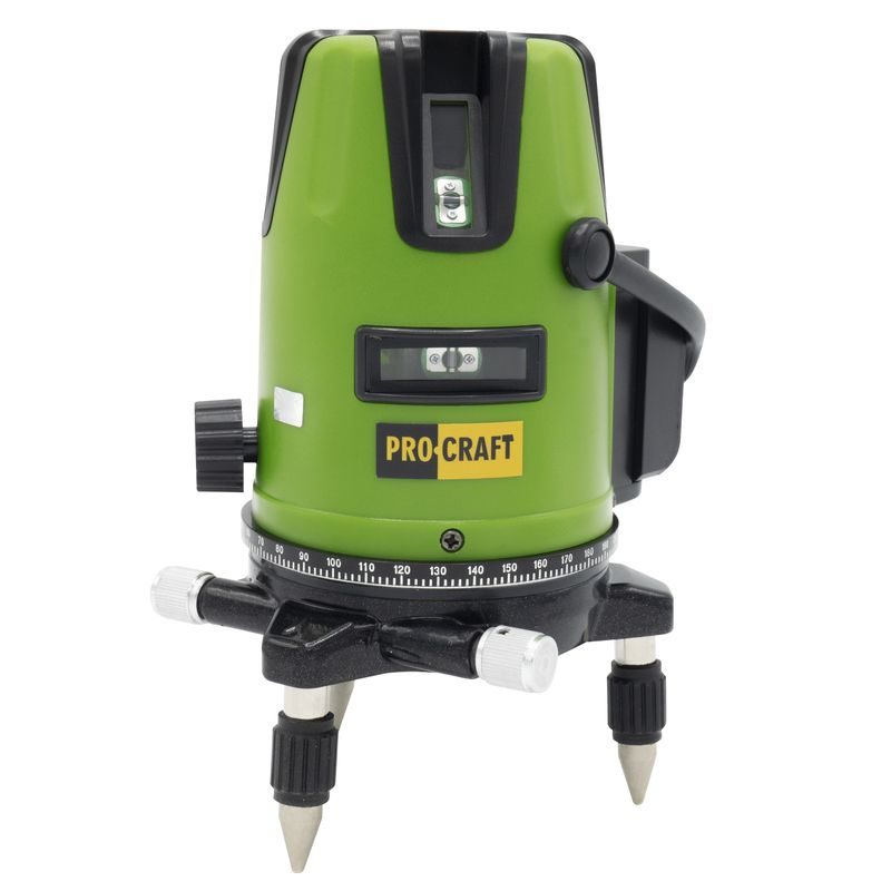 LASER ZELENÝ LINIOVÝ, KŘÍŽOVÝ SAMONIVELAČNÍ PROCRAFT LE-3D | LE-3D PROCRAFT - LINIOVÉ LASERY - MĚŘÍCÍ TECHNIKA