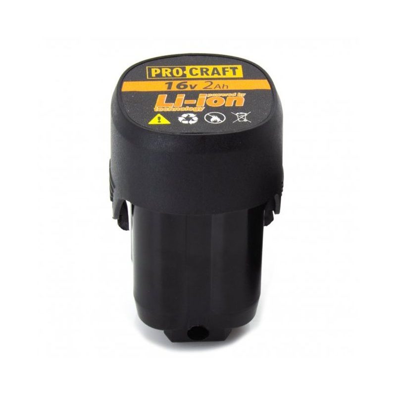 BATERIE AKUMULÁTOROVÁ, 16V LI-ION, 2000MAH PROCRAFT 16/2 | 16/2 PROCRAFT - PŘÍSLUŠENSTVÍ PROCRAFT - NÁHRADNÍ DÍLY