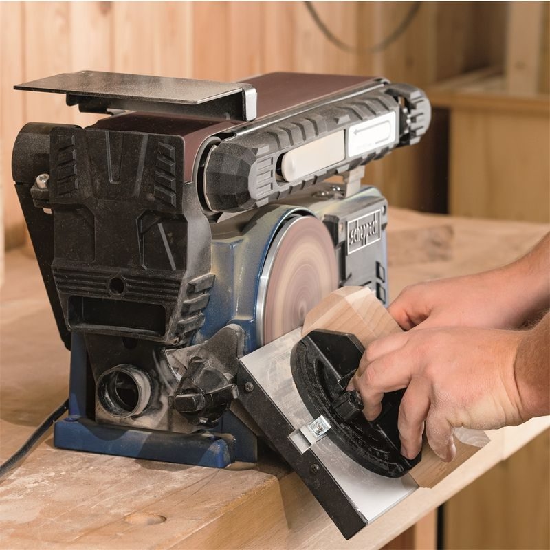 SCHEPPACH BTS 900 MULTIFUNKČNÍ PÁSOVÁ A ČELNÍ BRUSKA - PÁSOVÉ BRUSKY - ELEKTRICKÉ NÁŘADÍ