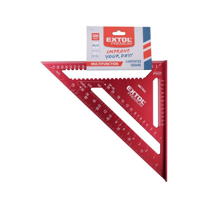 EXTOL PREMIUM ÚHELNÍK TESAŘSKÝ/TRUHLÁŘSKÝ VÍCEÚČELOVÝ, 300MM, KOV, 8825101 - ÚHLOMĚRY - MĚŘÍCÍ TECHNIKA