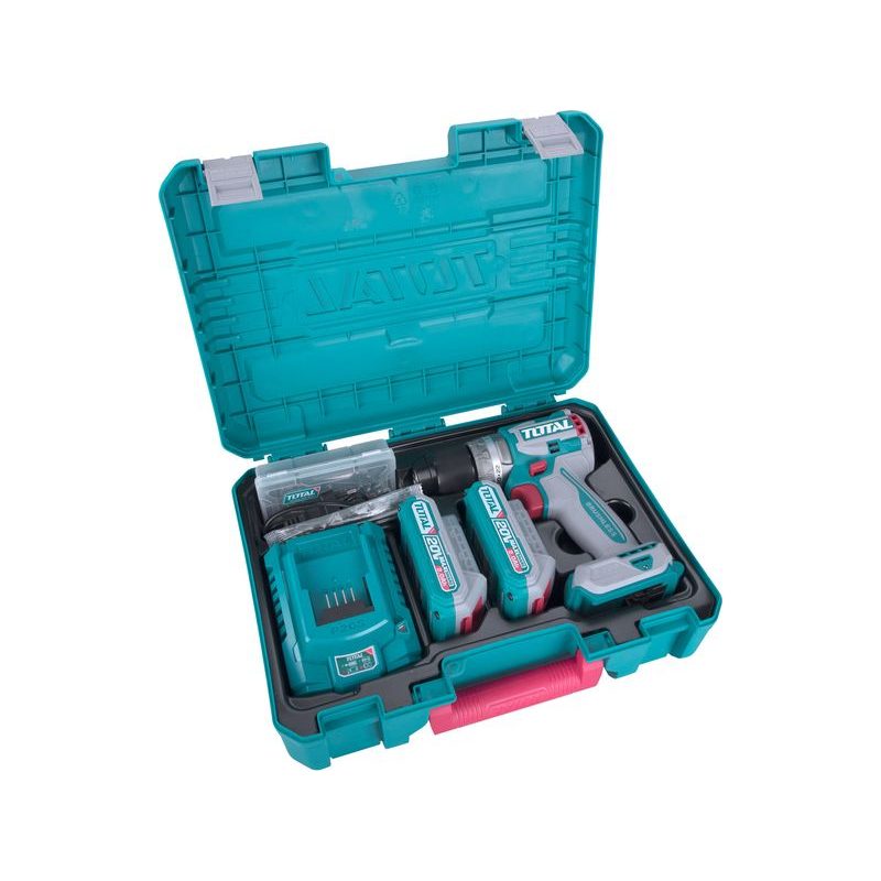 TOTAL VRTACÍ ŠROUBOVÁK AKU S PŘÍKLEPEM, BRUSHLESS, 20V LI-ION (2X), INDUSTRIAL, TIDLI20602E - PŘÍKLEPOVÝ ŠROUBOVÁK 18V - 20V - AKU NÁŘADÍ