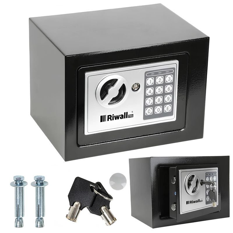 RIWALL HOME SEP BEZPEČNOSTNÍ TREZOR S DIGITÁLNÍM ZÁMKEM - DOPLŇKY A VYCHYTÁVKY - DŮM A DOMÁCNOST, ELEKTRO..
