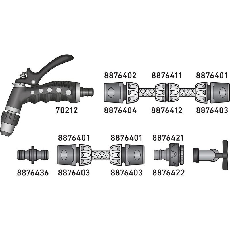 EXTOL PREMIUM POSTŘIKOVAČ ZAHRADNÍ KOVOVÝ, MOSAZ, 70212 - POSTŘIKOVACÍ HLAVICE - ZAHRADA