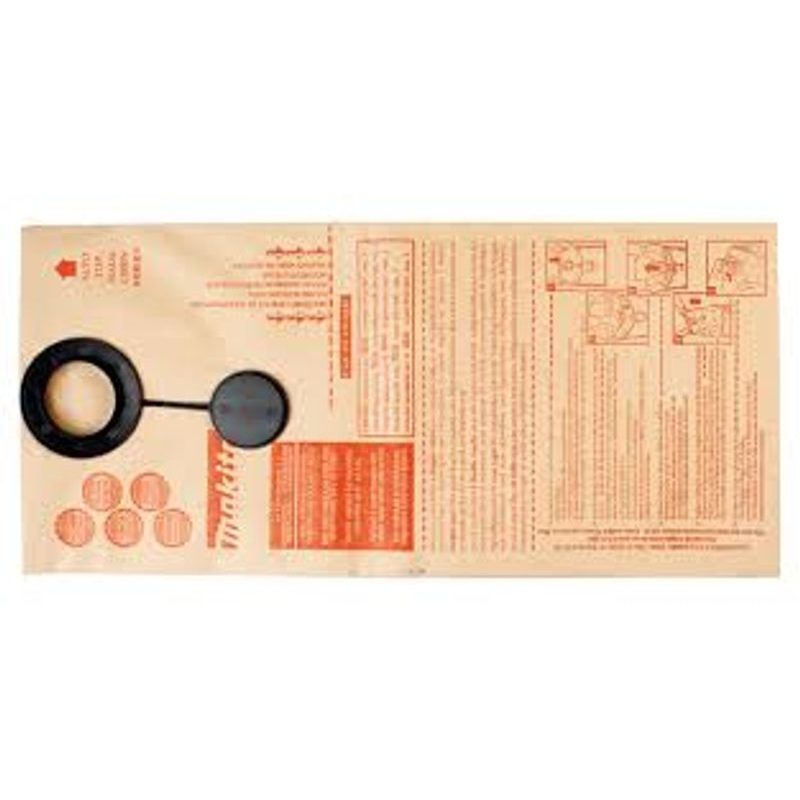 MAKITA 83132BEK - PAPÍROVÉ SÁČKY DO VYSAVAČE 445X 5KS - SÁČKY DO VYSAVAČE - PŘÍSLUŠENSTVÍ