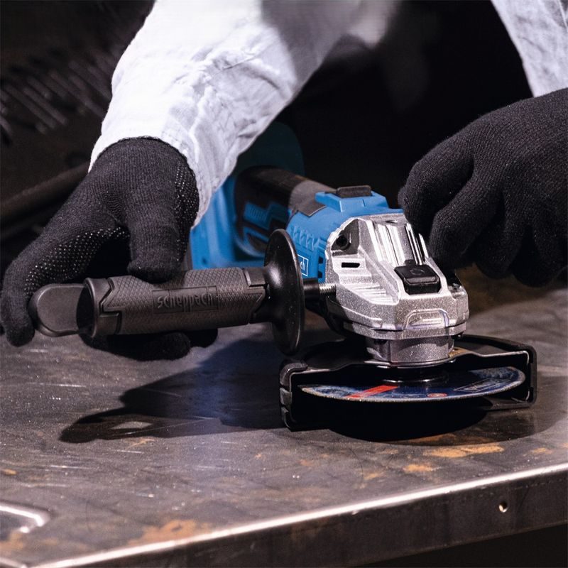 SCHEPPACH C-AG125-X 20 V IXES AKU ÚHLOVÁ BRUSKA (BEZ BATERIE A NABÍJEČKY) - AKU UHLOVÉ BRUSKY - AKU NÁŘADÍ