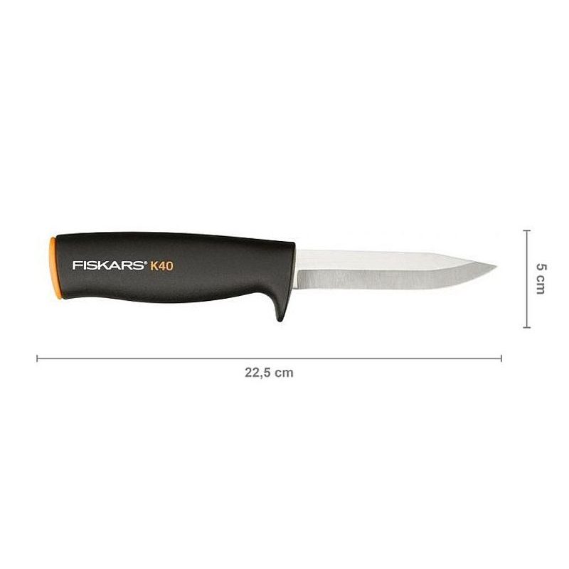 NŮŽ UNIVERZÁLNÍ S POUZDREM FISKARS K40 /1001622/ - MAČETY - ZAHRADA