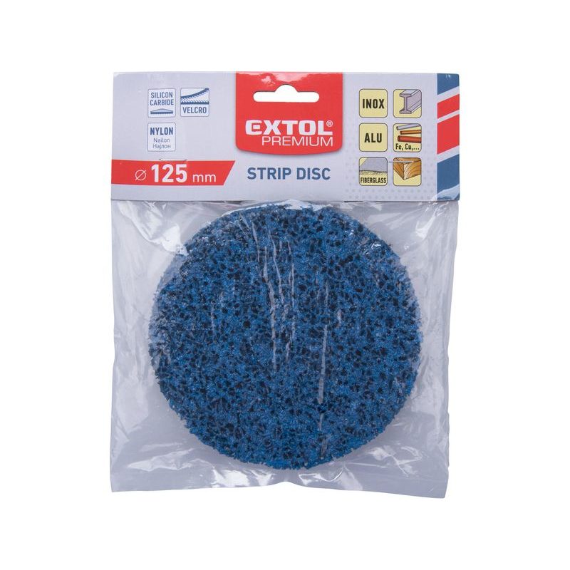 EXTOL PREMIUM KOTOUČ BRUSNÝ NYLONOVÝ, SUCHÝ ZIP, O 125X14MM, NYLON/ABRAZIVO SIC, 8803559 - BRUSNÉ KOTOUČE - PŘÍSLUŠENSTVÍ