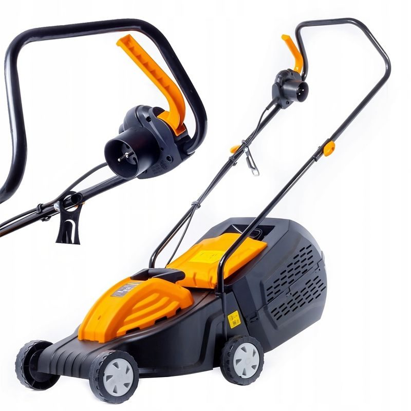 RIWALL PRO REM 3210I ELEKTRICKÁ TRAVNÍ SEKAČKA S INDUKČNÍM MOTOREM 2 V 1 - ELEKTRICKÉ SEKAČKY - ZAHRADA