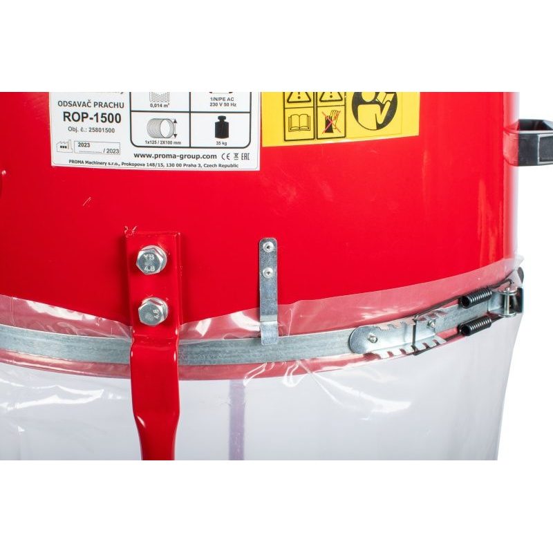 ROP-1500 - ODSAVAČ PRACHU - ODSÁVACÍ ZAŘÍZENÍ - DŘEVOOBRÁBĚCÍ STROJE