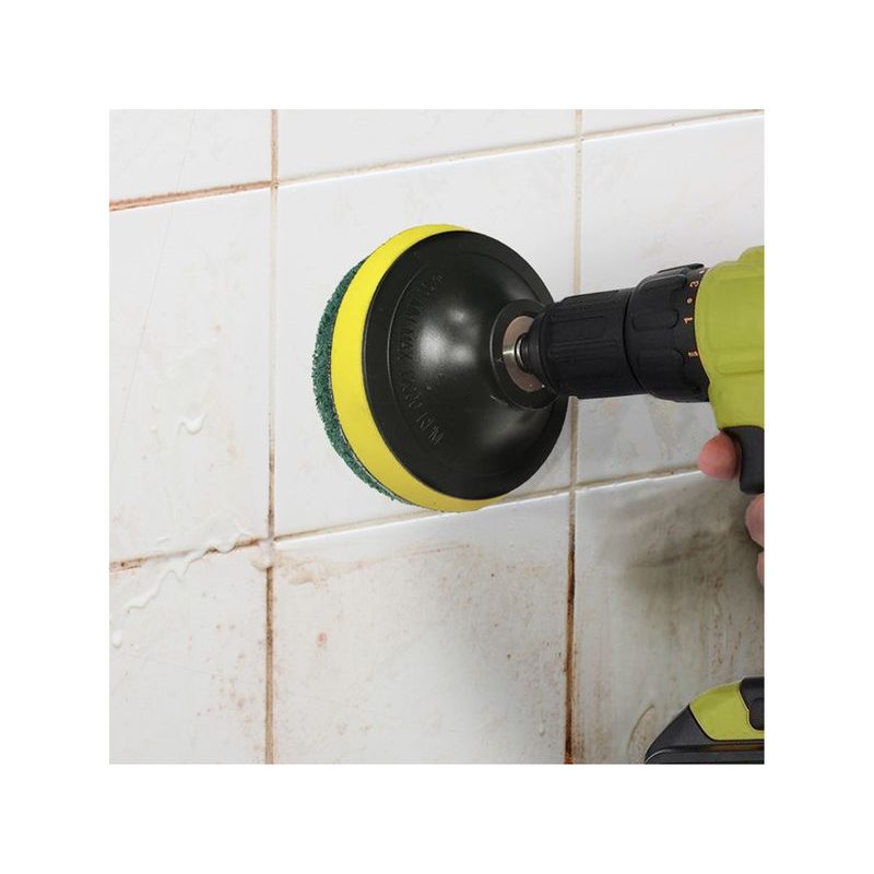 EXTOL CRAFT SADA ČISTÍCÍCH/LEŠTÍCÍCH VÝSEKŮ NA VRTAČKU 10KS, PRŮMĚR 100MM, 3X3DRUHY, 904002 - PRO LEŠTIČKY - PŘÍSLUŠENSTVÍ