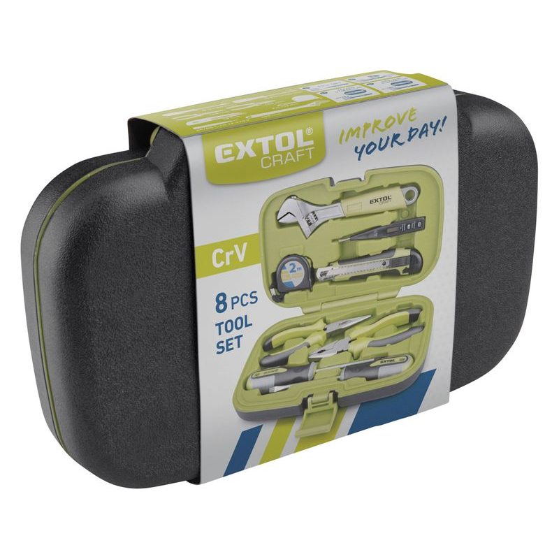 EXTOL CRAFT SADA NÁŘADÍ 8KS, CRV, 6580 - SADY NÁŘADÍ - RUČNÍ NÁŘADÍ