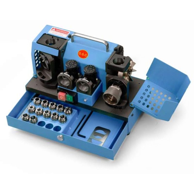 BRUSKA NA SPIRÁLOVÉ VRTÁKY A DG VRTÁKY GS-9 - KOMBINOVANÉ BRUSKY NA VRTÁKY - KOVOOBRÁBĚCÍ STROJE