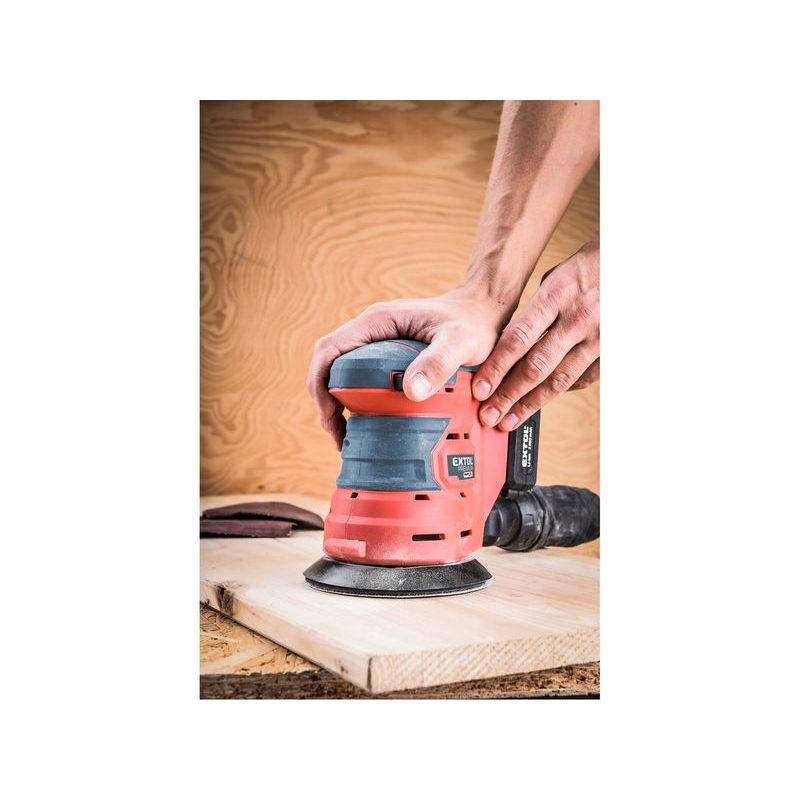 EXTOL PREMIUM BRUSKA EXCENTRICKÁ AKU SHARE20V, 125MM, 20V LI-ION, BEZ BATERIE A NABÍJEČKY, 8891847 - AKU EXCENTRICKÉ BRUSKY - AKU NÁŘADÍ
