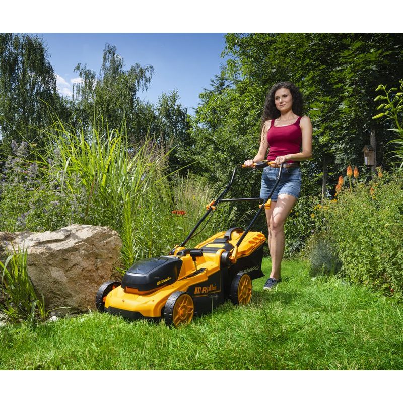 RIWALL PRO RALM 4020I SET AKUMULÁTOROVÁ SEKAČKA 2 X 20 V + 2X 4 AH BATERIE + DUÁLNÍ RYCHLONABÍJEČKA 4,5 A - AKUMULÁTOROVÉ SEKAČKY - ZAHRADA
