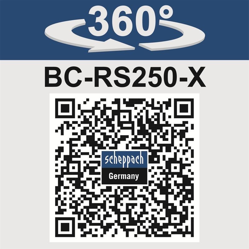 SCHEPPACH BC-RS250-X 20 V IXES AKU OCASOVÁ PILA (BEZ BATERIE A NABÍJEČKY) - AKU PILY OCASKY - AKU NÁŘADÍ