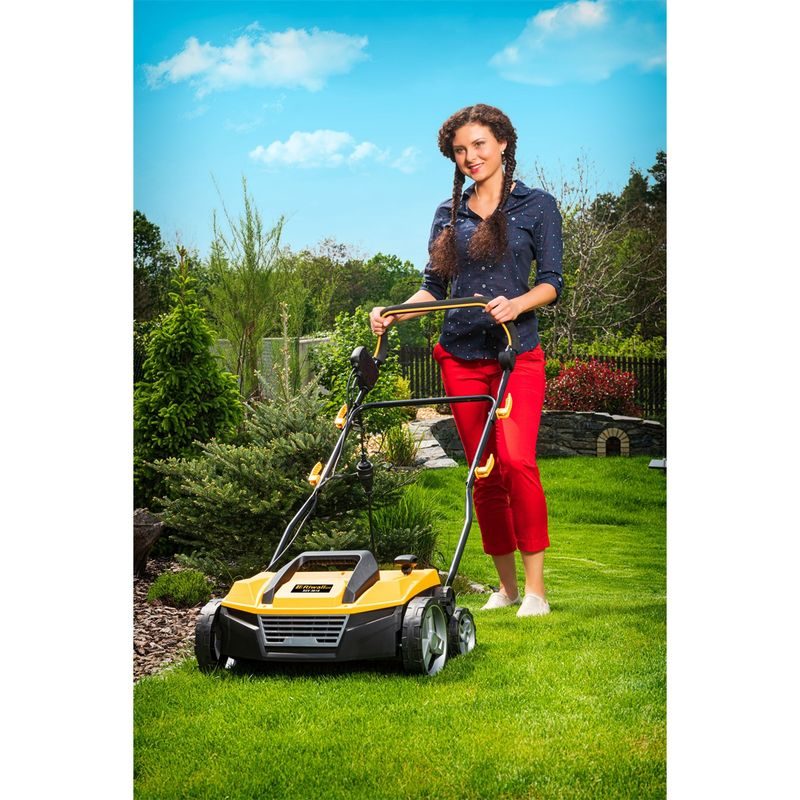 RIWALL PRO REV 3816 TRAVNÍ PROVZDUŠŇOVAČ S ELEKTRICKÝM MOTOREM COMBI 3 V 1 - ELEKTRICKÉ VERTIKUTÁTORY - ZAHRADA