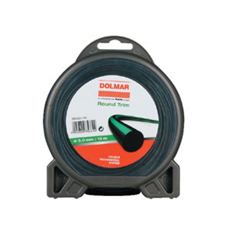 MAKITA 369224790 - STRUNA NYLONOVÁ 2,0MM, 15M, ZELENOČERNÁ, KULATÁ = OLD 369224690 = NEW E-02705 - OSTATNÍ PŘÍSLUŠENSTVÍ - MAKITA-SHOP