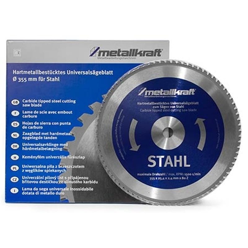 PILOVÝ KOTOUČ NA OCEL Ø 355 MM - PILOVÉ KOTOUČE - KOVOOBRÁBĚCÍ STROJE