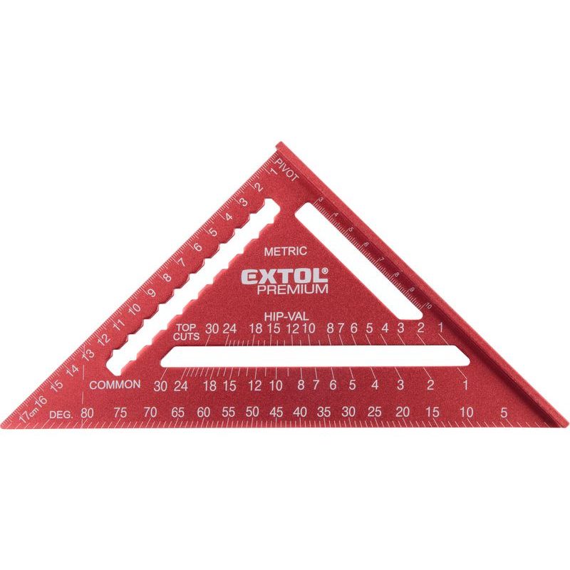 EXTOL PREMIUM ÚHELNÍK TESAŘSKÝ/TRUHLÁŘSKÝ VÍCEÚČELOVÝ, 180MM, KOV, 8825100 - ÚHLOMĚRY - MĚŘÍCÍ TECHNIKA