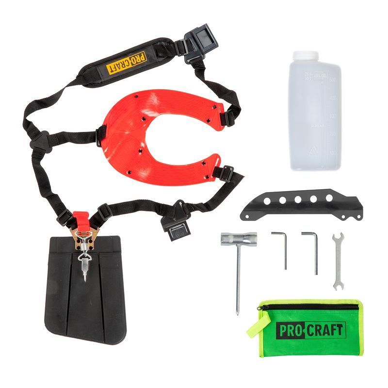 BENZÍNOVÝ KŘOVINOŘEZ S ELEKTRICKÝM STARTOVANÍM PROCRAFT T4200EL PRO | T4200EL PRO PROCRAFT - 2-TAKTNÍ KŘOVINOŘEZY - ZAHRADA