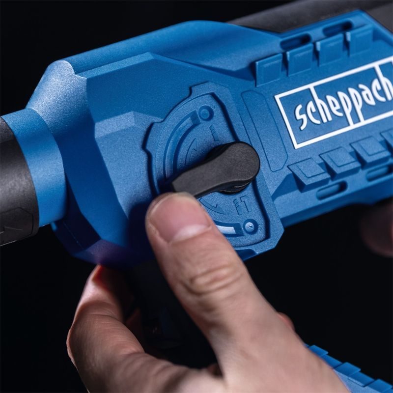 SCHEPPACH C-RHD130-X AKU 20 V IXES VRTACÍ KLADIVO SDS PLUS 3V1 S PŘÍKLEPEM, KUFREM A PŘÍSLUŠENSTVÍM (BEZ BATERIE A NABÍJEČKY) - AKU VRTACÍ, SEKACÍ A KOMBINOVANÁ KLADIVA - AKU NÁŘADÍ