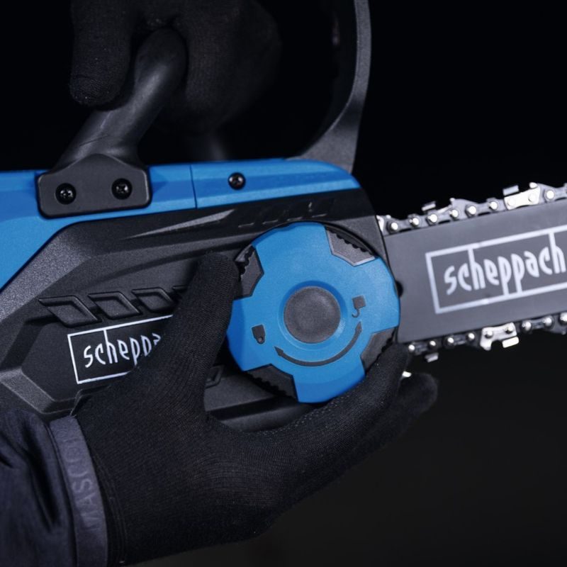 SCHEPPACH C-CS254-X-SET L 20 V IXES AKU ŘETĚZOVÁ PILA + 4AH BATERIE + NABÍJEČKA 2,4 A - AKU ŘETĚZOVÉ PILY - ZAHRADA