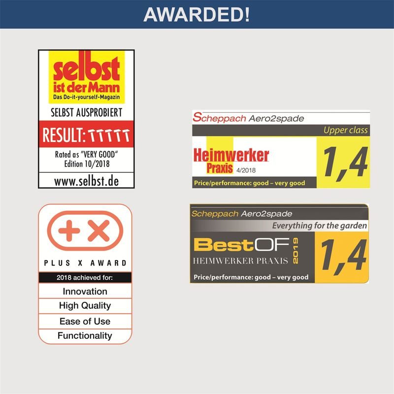 SCHEPPACH AERO 2 SPADE PNEUMATICKÝ MULTIFUNKČNÍ NÁSTROJ 5 V 1 - PNEU SEKACÍ KLADIVA - PNEU NÁŘADÍ