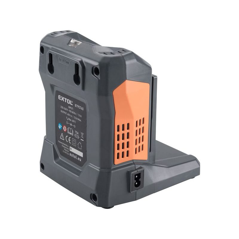 EXTOL INDUSTRIAL NABÍJEČKA, 60V/5,5A, 8795740 - AKUMULÁTORY, BATERIE - NÁHRADNÍ DÍLY