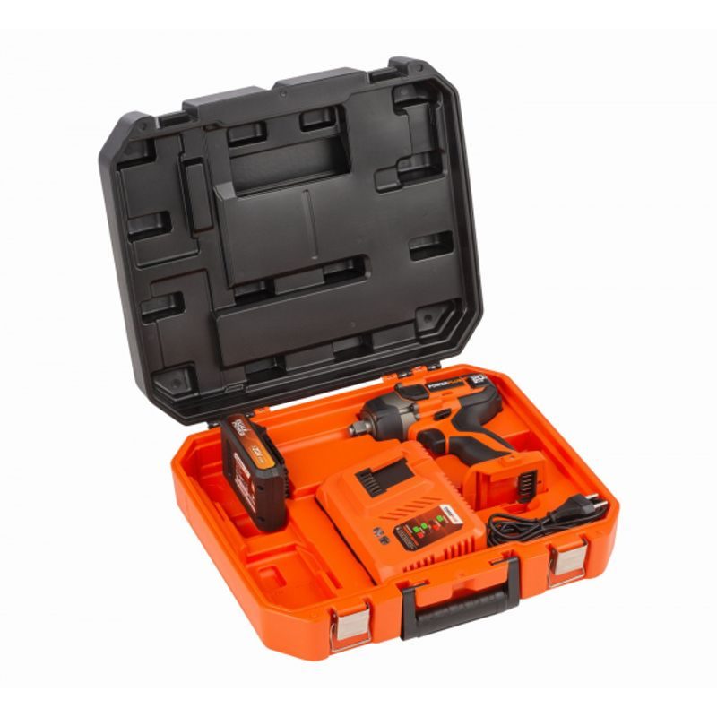 POWERPLUS POWDP20160 AKU RÁZOVÝ UTAHOVÁK 1/2" 20V SET - RÁZOVÝ UTAHOVÁK 20 - 60 V - AKU NÁŘADÍ