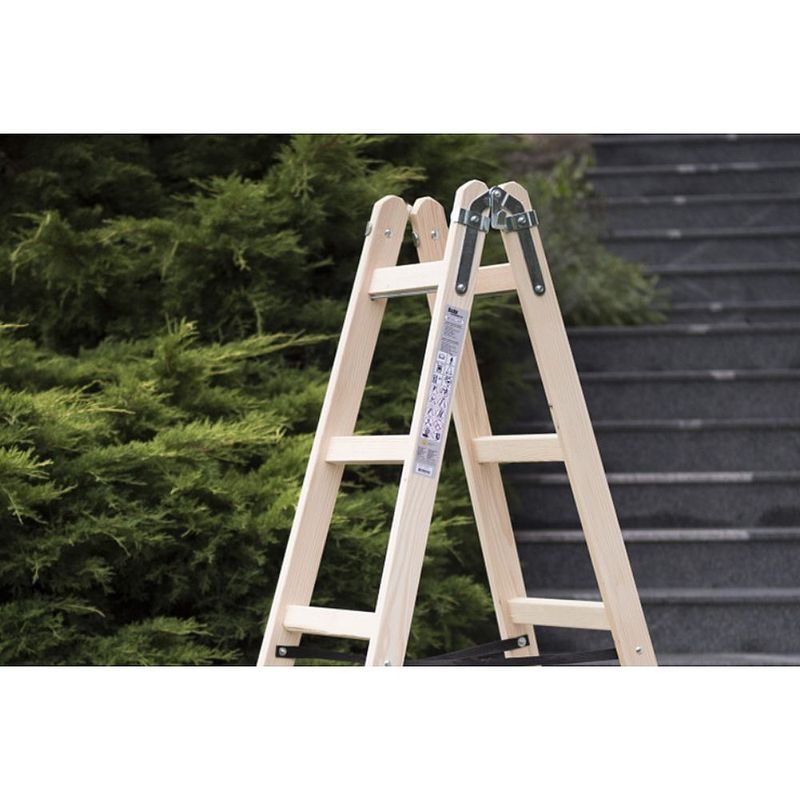 ŠTAFLE DŘEVĚNÉ 8 PŘÍČEK/246CM A8 - ŽEBŘÍKY, SCHŮDKY, LEŠENÍ - DÍLNA A GARÁŽ