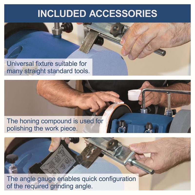 SCHEPPACH TIGER 2500 BROUSÍCÍ SYSTÉM 230 V - DVOUKOTOUČOVÉ BRUSKY - ELEKTRICKÉ NÁŘADÍ