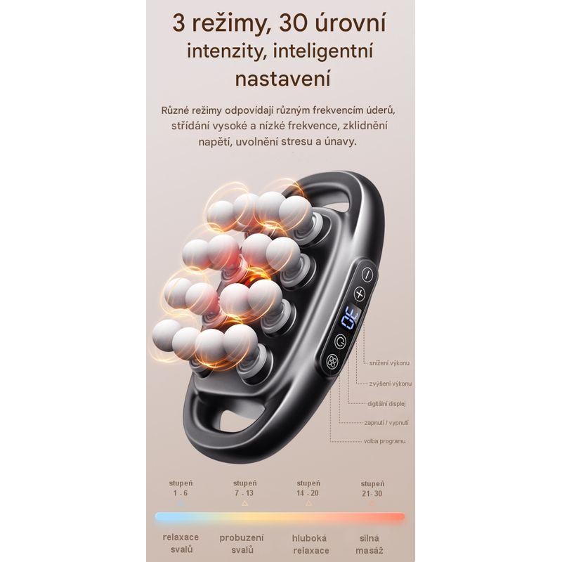 GLOX GLOXS6 MASÁŽNÍ PŘÍSTROJ - ELEKTRO - DŮM A DOMÁCNOST, ELEKTRO..