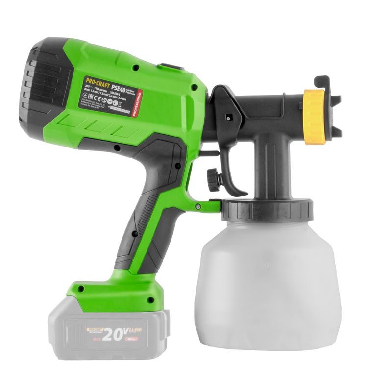 AKU STŘÍKACÍ PISTOLE PROCRAFT PSE40BB (BEZ BATERIE A NABÍJEČKY) | PSE40BB PROCRAFT - AKU SPECIALITY - AKU NÁŘADÍ