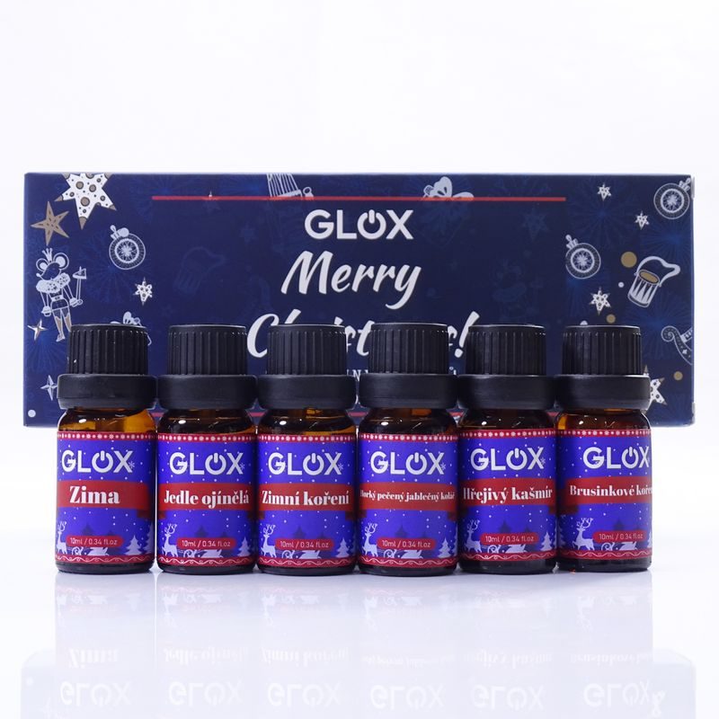 GLOX GLOXAO2 SADA 6KS VÁNOČNÍCH AROMA OLEJŮ - AROMADIFUZÉRY - DŮM A DOMÁCNOST, ELEKTRO..