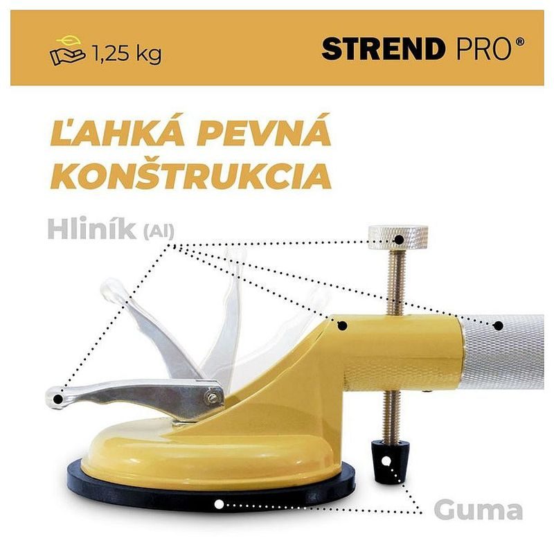 DRŽÁK NA SKLO, 2 PŘÍSAVKY, NOSNOST 80KG - PŘÍSAVKY NA SKLO - DÍLNA A GARÁŽ