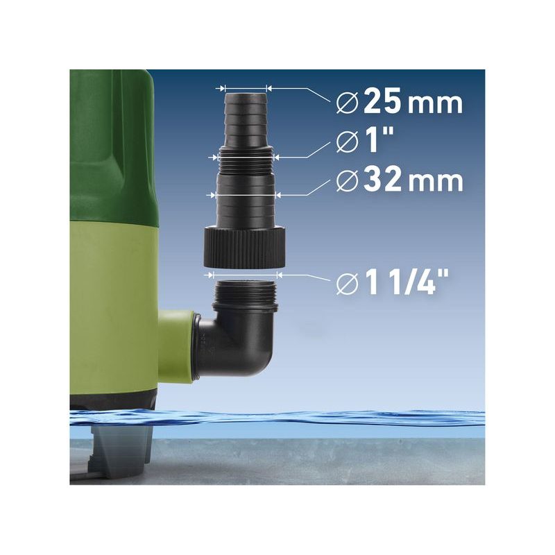 EXTOL CRAFT ČERPADLO NA ZNEČIŠTĚNOU VODU, 400W, 7500L/H, 414122 - KALOVÁ ČERPADLA - ZAHRADA